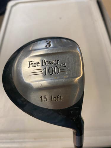 Used FIRE POWER 100 Mens Fairway Wood RH 3 Wood 11706-S000371553