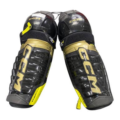 Used CCM AS-V PRO Senior Shin Guards Black 13" 11375-S000372083