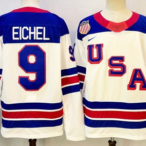 Jack Eichel Team USA Hockey Nike Jersey - White - Size 46