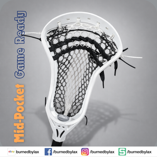 NEW Element Onset Lacrosse Head Strung | Semi-Soft Mesh Mid Pocket | Free Ship