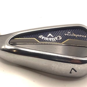 Callaway Paradym X Single 7 Iron Forged 455 Regular HZRDUS 5.5 Graphite Shaft