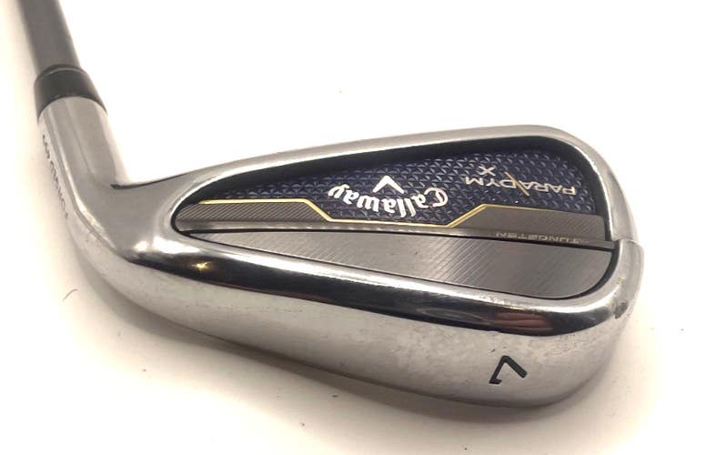 Callaway Paradym X Single 7 Iron Forged 455 TT Elevate 85 Stiff Steel Shaft