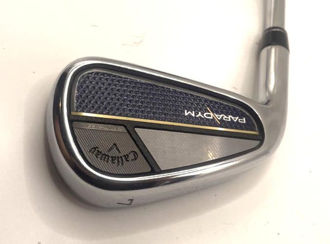 Left Handed Callaway Paradym 7 Iron TT Elevate 95 Regular Steel Shaft MINT