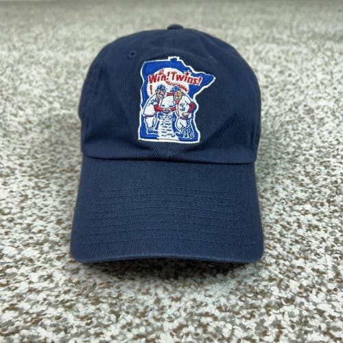 Minnesota Twins Hat Cap Strap Back Mens One Size Blue MLB Baseball Fanatics Dad
