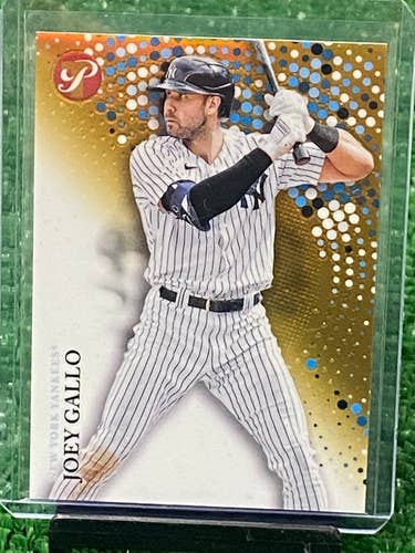 Joey Gallo New York Yankees 2022 Pristine Topps Gold Parallel #'d 18/50 #38