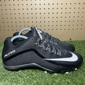 Size 8.5 Nike Alpha Pro 2 Men’s Lacrosse Cleats Black