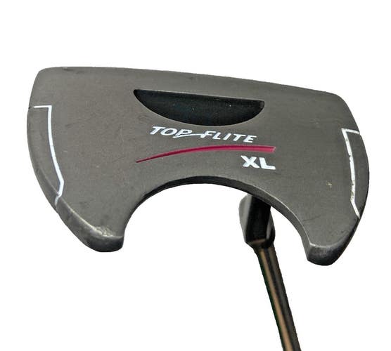 Top Flite XL Mallet Putter Right-Handed Steel 34 Inches New Midsize Karma Grip
