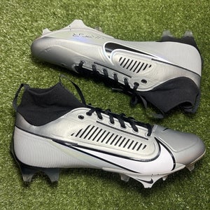 Size 12 Nike Vapor Edge Pro 360 2 Cleats Football Lacrosse Silver