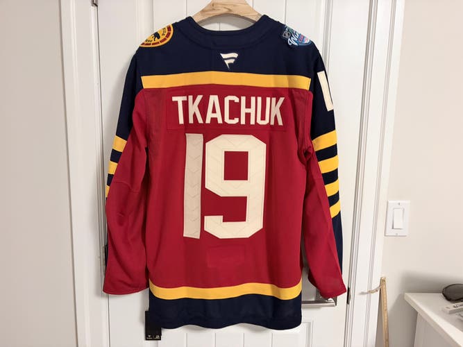 BNWT Authentic Fanatics Florida Panthers 2026 Winter Classic Tkachuk Jersey 56