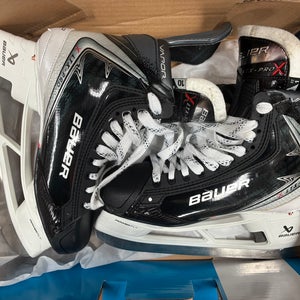 Black/Gray 2025 Bauer Vapor XLTX Pro+ Hockey Skates Narrow Width 10 (New)