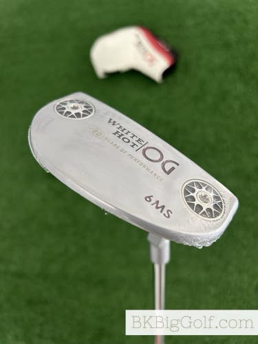 NEW Odyssey White Hot OG 6MS 33 Putter w Headcover
