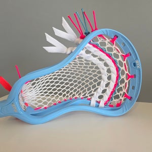 Midfielder POCKET: New STX Stallion 1K Any Custom Stringing  ECD HERO 4.0 MESH Blue Pink