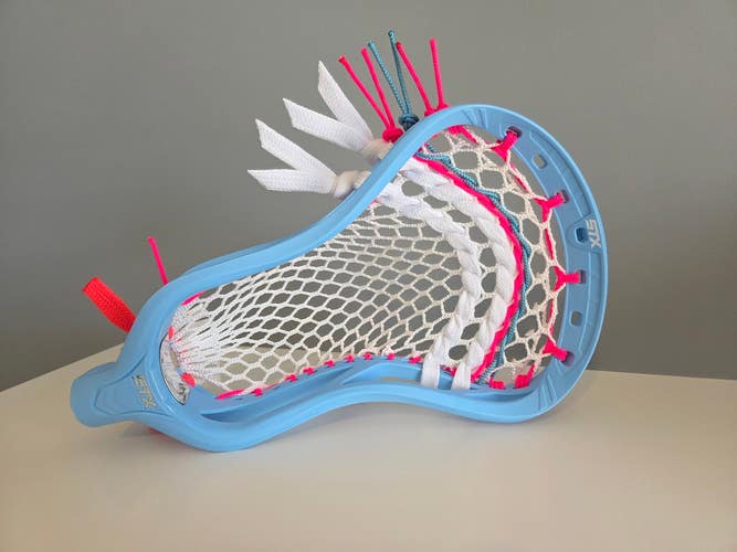 Midfielder POCKET: New STX Stallion 1K Any Custom Stringing  ECD HERO 4.0 MESH Blue Pink