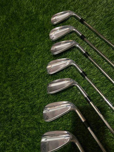 Men's 2025 TaylorMade P-790 Right Handed Iron Set Stiff Flex Steel Shaft (New)