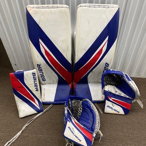 34" Bauer Supreme Shadow Regular Goalie Full Set Pro Stock (Used)