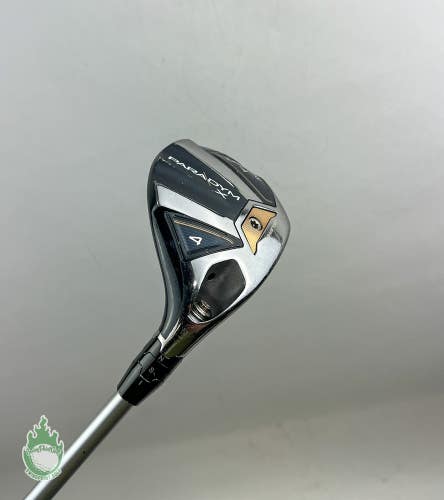 Right Handed Callaway Paradym X 4 Hybrid 21* Ascent 50g Senior Graphite Golf