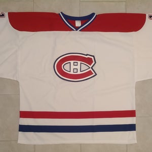 H550BK "Canadiens" Style Goalie Jersey - Size 4XL - Numbered - White - New