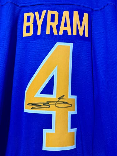 Signed Bowen Byram Buffalo Sabres XL Men's Jersey (New)
