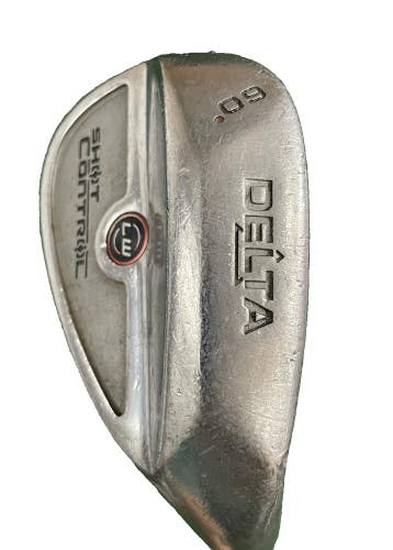 Delta Pro Series Shot Control Lob Wedge 60* Stiff Steel 35 Inches RH New Grip