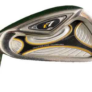 TaylorMade R7 7 Iron LH Men's S300 HL Stiff Steel 37" New Mid Grip Left Handed