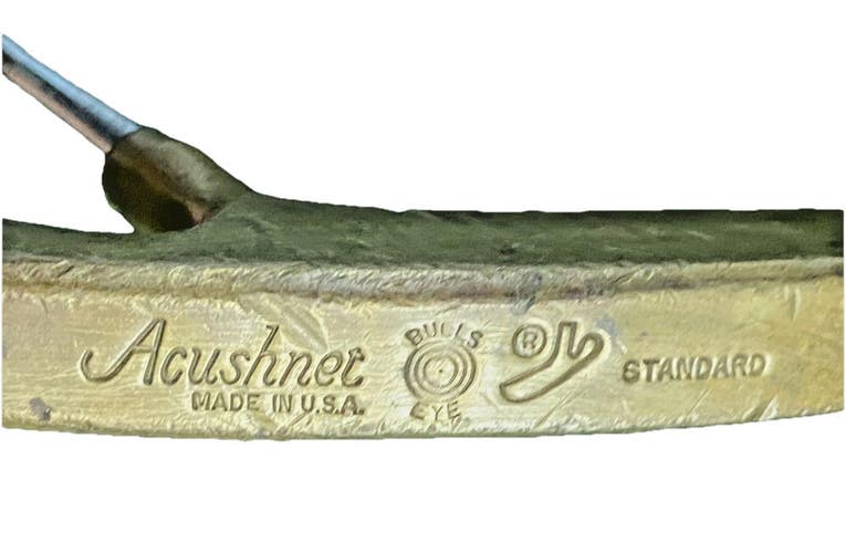 Acushnet Bullseye Standard Putter Fluted Steel 35" Stock Grip Great Color RH LH