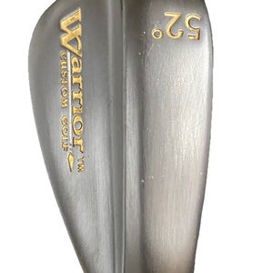 Warrior Golf Gap Wedge 52* Gunmetal Men's RH Stiff Steel 35.5" Good Factory Grip