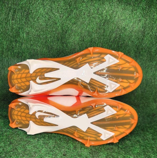 Nike Alpha Menace Elite 3 Cleat - DM1792 104 - White Orange  display picture 1