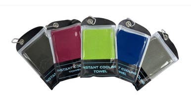 New INSTANT COOLING TOWEL ASSTD COLORS 11860-35ATTC01