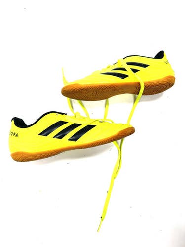 Used Adidas Soccer Indoor Shoes Yellow Junior 02 11860-S000303948