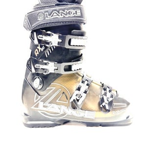 Used Lange RX 80 Womens DH Ski Boot Black 245 MP - M06.5 - W07.5 11860-S000304046