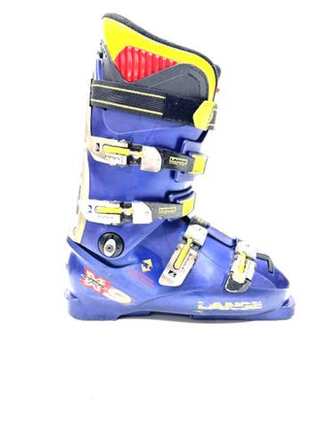 Used Lange X09 Mens DH Ski Boot Royal Blue 270 MP - M09 - W10 11860-S000304078
