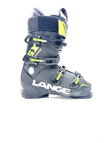 Used Lange SX SUPER Mens DH Ski Boot Black 275 MP - M09.5 - W10.5 11860-S000304079