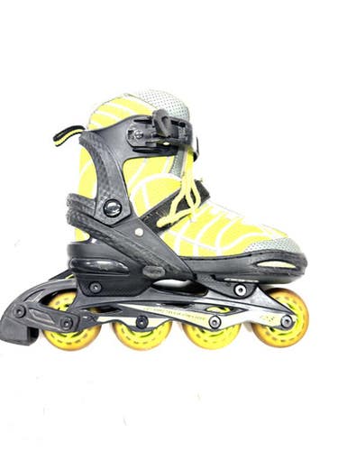 Used DBX ADJ 1-4 Junior Rec Fitness Skates Black Adjustable 11860-S000304127