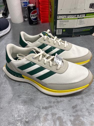 Used Adidas Mens Golf Shoes White Senior 9 11337-S000480152