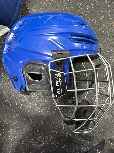 Used Bauer Helmet Cage Combo Black One Size 11337-S000480295