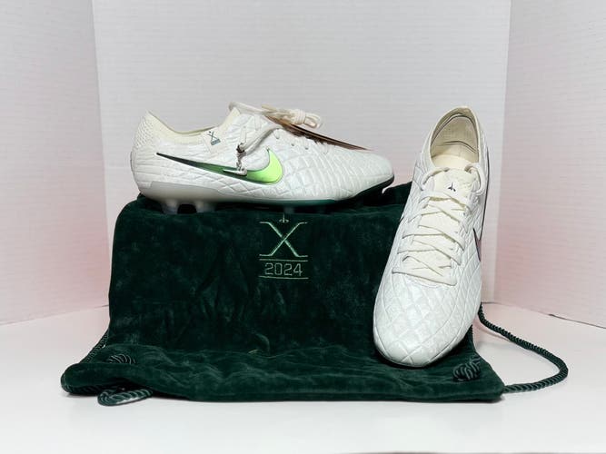 Men's Size M 6.5 Nike Tiempo Legend 10 Elite FG 30 Anniversary “Pearl” Cleats FZ1578-100