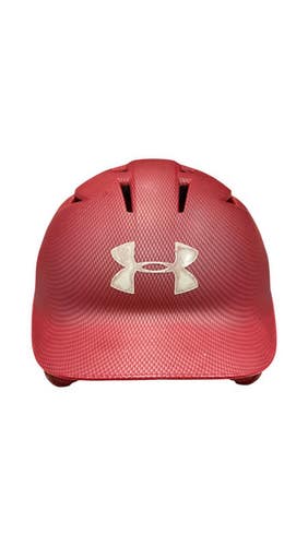 Used Under Armour HELMET Batting Helmet No Mask Red XS 11859-S000028784