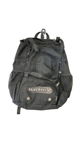 Used RAINSMORE BACKPACK BB/SB Player Backpack Black 11859-S000028776