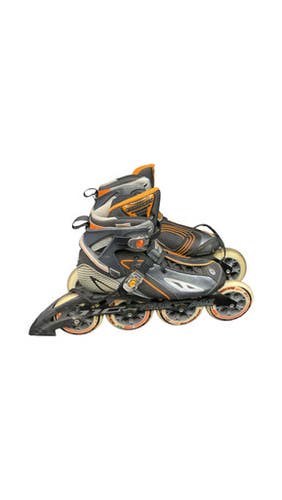 Used Rollerblade SPEEDMACHINE RX110 Senior Rec Fitness Skates Grey Senior 10 11859-S000028762