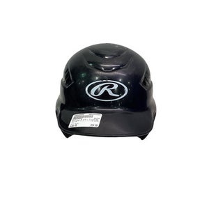 Used Rawlings 6 1/2 - 7 1/2 BB HELMET Batting Helmet No Mask Black One Size 11347-S000264836