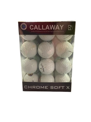 New 24 PK CALLAWAY CHROME SOFT 11347-PGS24PKCHROMESFT