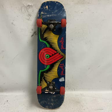 Used Powell Peralta Complete Skateboard Navy Blue 8" 11855-S000199875