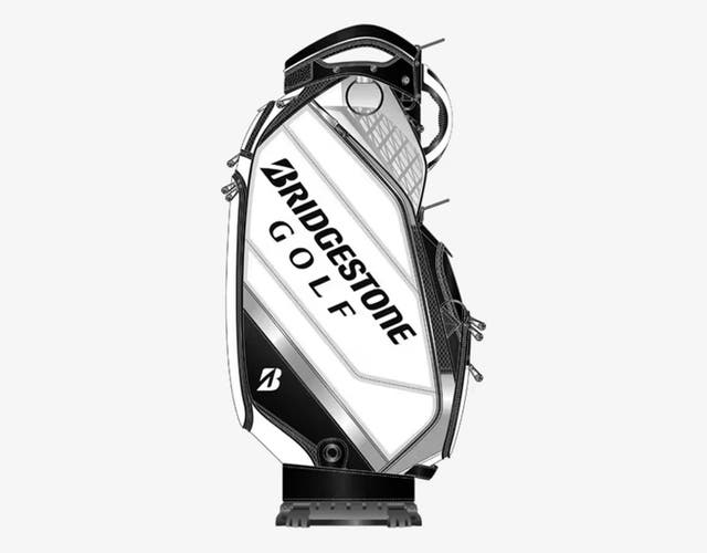 NEW Bridgestone 2025 Black/White/Silver 6-Way Staff Bag