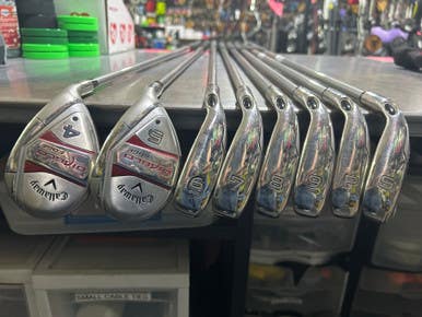 Used Callaway DIABLO EDGE 4-5 HYBRID 6-SW Womens Iron Set RH 4I-SW 11605-S000214016