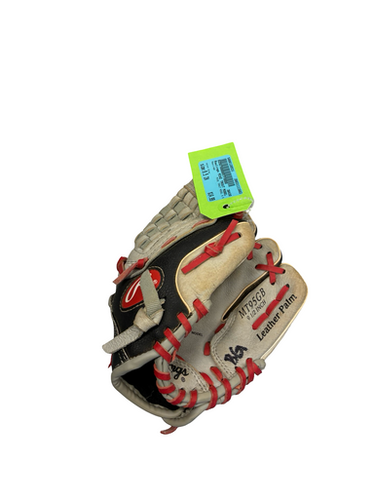 Used Rawlings MIKE TROUT MODEL 9.5 BB/SB Glove RH Throw Grey 9 1/2" 11682-S000128531