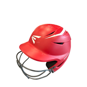 Used Easton BATTING HELMET W MASK Batting Helmet w/Mask Red MD 11682-S000128514