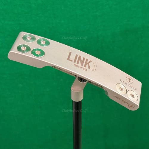 LAB Golf 2024 LINK.1 34" CS Blade Putter Matte Black Stepped Steel w/ HC