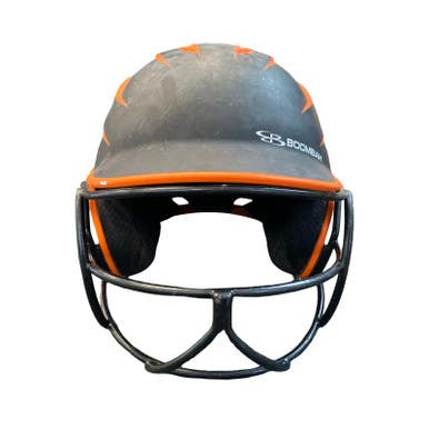 Used BoomBah Batting Helmet w/Mask Black Fits all 11883-S000158121
