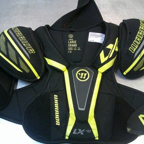 Used Warrior ALPHA Junior Shoulder Pads SM 11339-S000199202