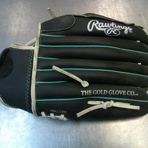 Used Rawlings FASTPITCH BB/SB Glove LH Throw Black 11 1/2" 11339-S000199162